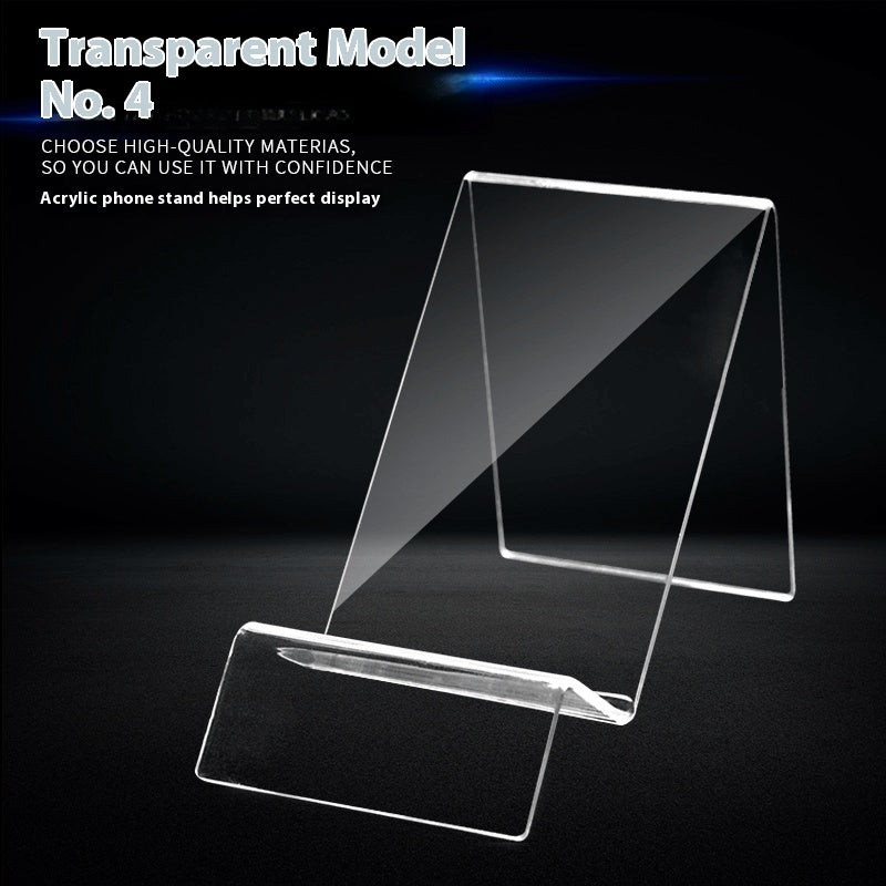 Acrylic Mobile Phone Stand Counter Display Stand Desktop Lazy Bracket