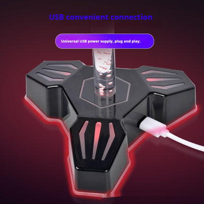 RGB Luminous Head-mounted Headphone Holder