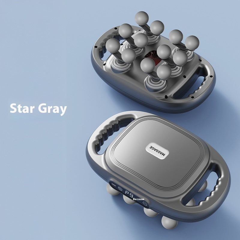 12 Head Massage Gun Waist Back Deep High Frequency Vibration Muscle Relaxation Massager